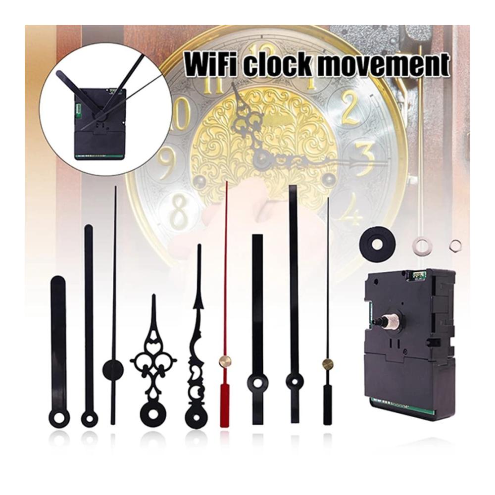 Entdecken Sie die Zukunft der Zeitmessung mit unserem Smart WiFi-Uhrwerk! Leise DIY-freundlich automatische Zeiteinstellung und stummes Uhrwerk für eine perfekte Dekoration. Hochwertiges Zubehör für ein zeitgemäßes Erlebnis. Wie abgebildet