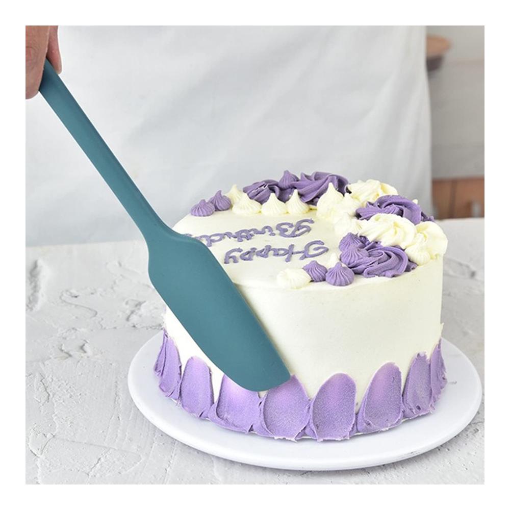 Entdecken Sie die Vielseitigkeit Premium Silikon Spachtel Set für Kochen Backen und Mischen - Hitzebeständige Gummispatel und Teigschaber - Küchenhelfer für perfekte Kreationen