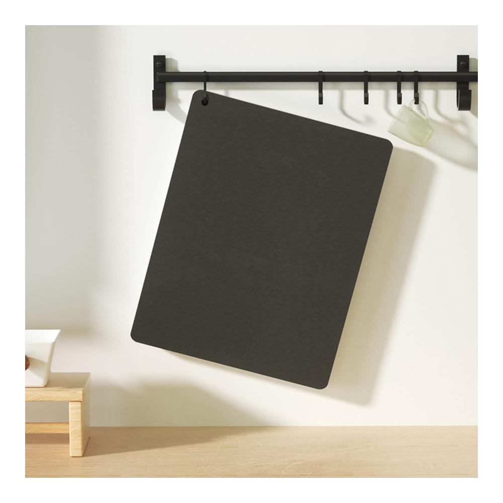Premium Silikon Abtropfmatte für Geschirrtrocknen - Rutschfeste Kaffeematte für Kaffeevollautomaten Mikrowelle Backofen & Toaster - Feuerfeste Unterlage für eine saubere Küche (S 30 x 50 CM