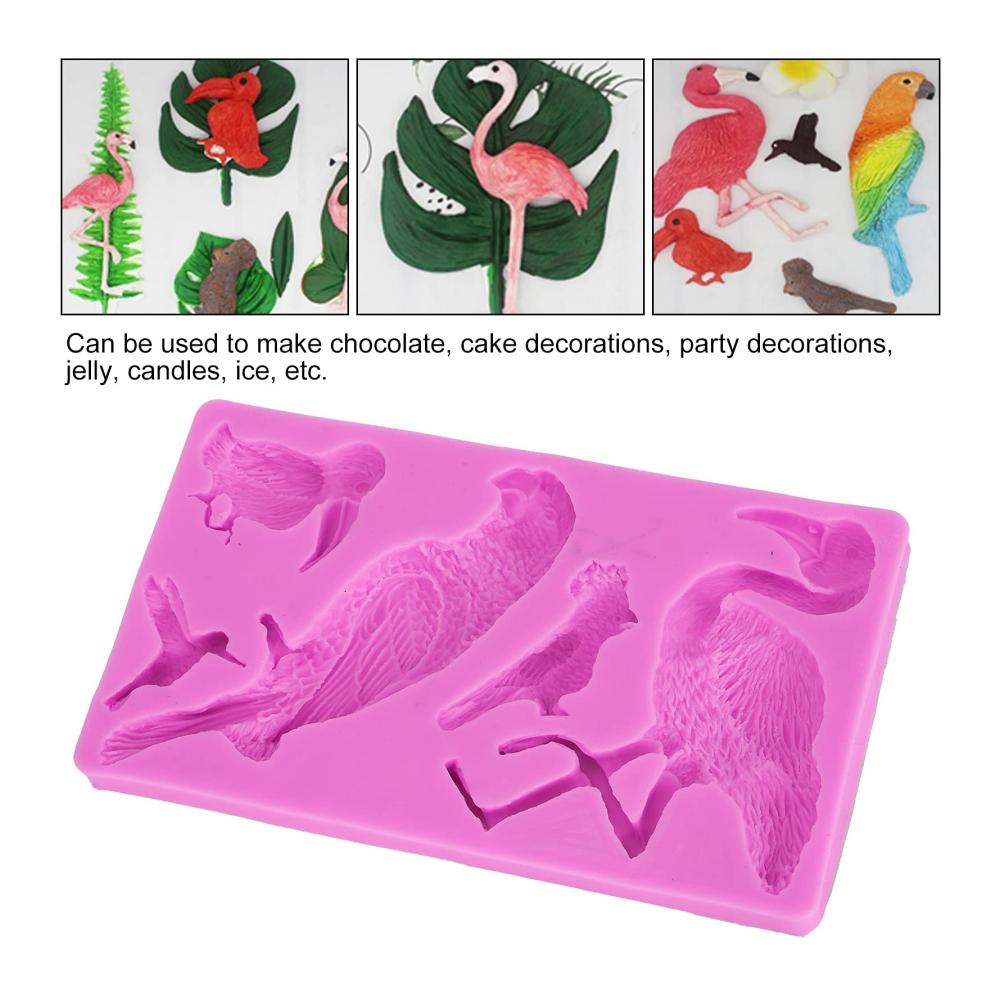 Entdecken Sie Kreativität mit unseren hochwertigen Motivbackformen! Vogel-Silikonform für DIY-Kuchen Kekse Schokolade - Authentische Tierformen für einzigartige Dessert-Dekorationen. Backspaß pur