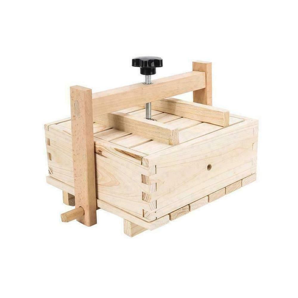 Entdecken Sie die Vielseitigkeit Gebäckpresse & Tofu Presse Maker 2-in-1 | Holz Pressform | Käsehersteller | Abtropfkorb | Wasserentfernungsgerät | BPA-frei