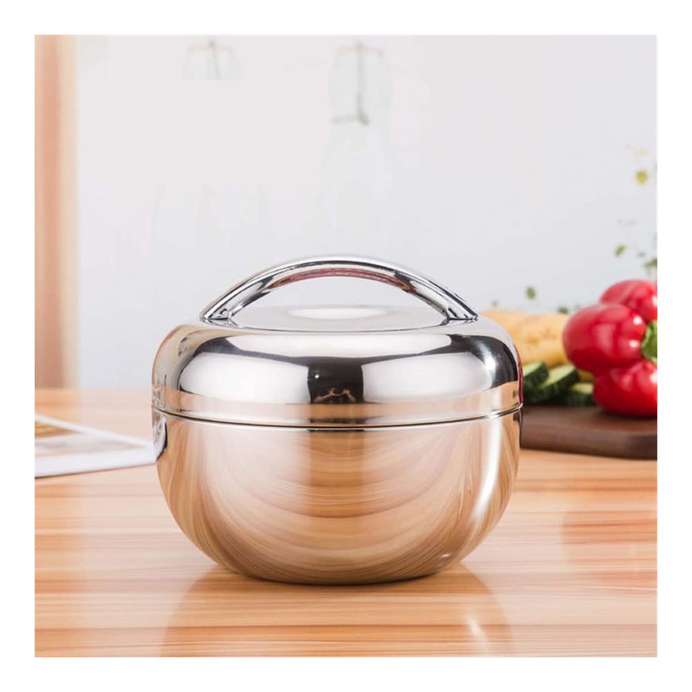 Premium Edelstahl Lunchbox Vakuumisoliert für Frische – Ideal für Büro Unterwegs & Zuhause – Auslaufsicherer Lebensmitteltransport