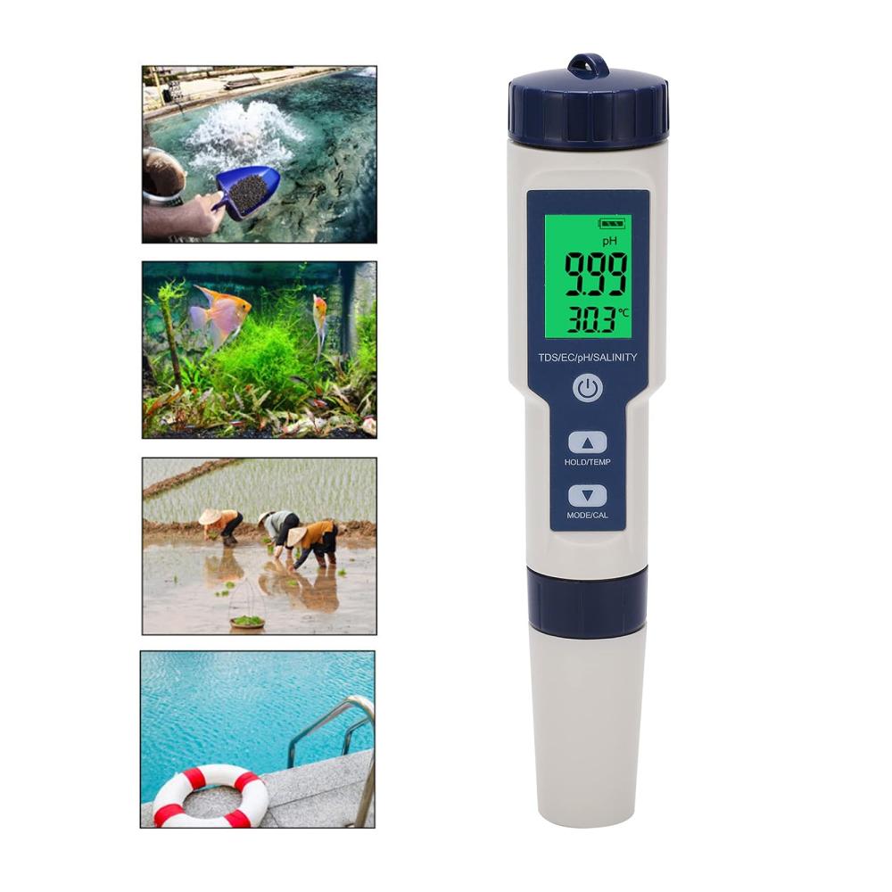 Entdecke die Vielseitigkeit Marker & Filzstifte mit EZ‑9909SP 5-in-1 Wasserqualitätsprüfstift! Analysiere PH TDS EC Salzgehalt & Temperatur mühelos. Wasserdicht staubdicht & automatische Erkennung für präzise Ergebnisse