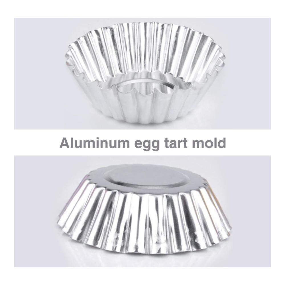 Backen Sie köstliche Leckereien mit Leichtigkeit! 25 Stück Muffinbackformen aus Antihaft-Aluminiumfolie für perfekte Tartelettes Törtchen und mehr! Ideal für kleine Kuchen Pudding und Kekse