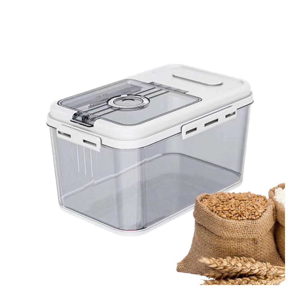 Müslidosen-Set | Praktischer Vorratsbehälter für Müsli Getreide & Trockenfutter | Luftdichter Verschluss | Platzsparende Aufbewahrung in der Küche & Speisekammer | 3er-Pack