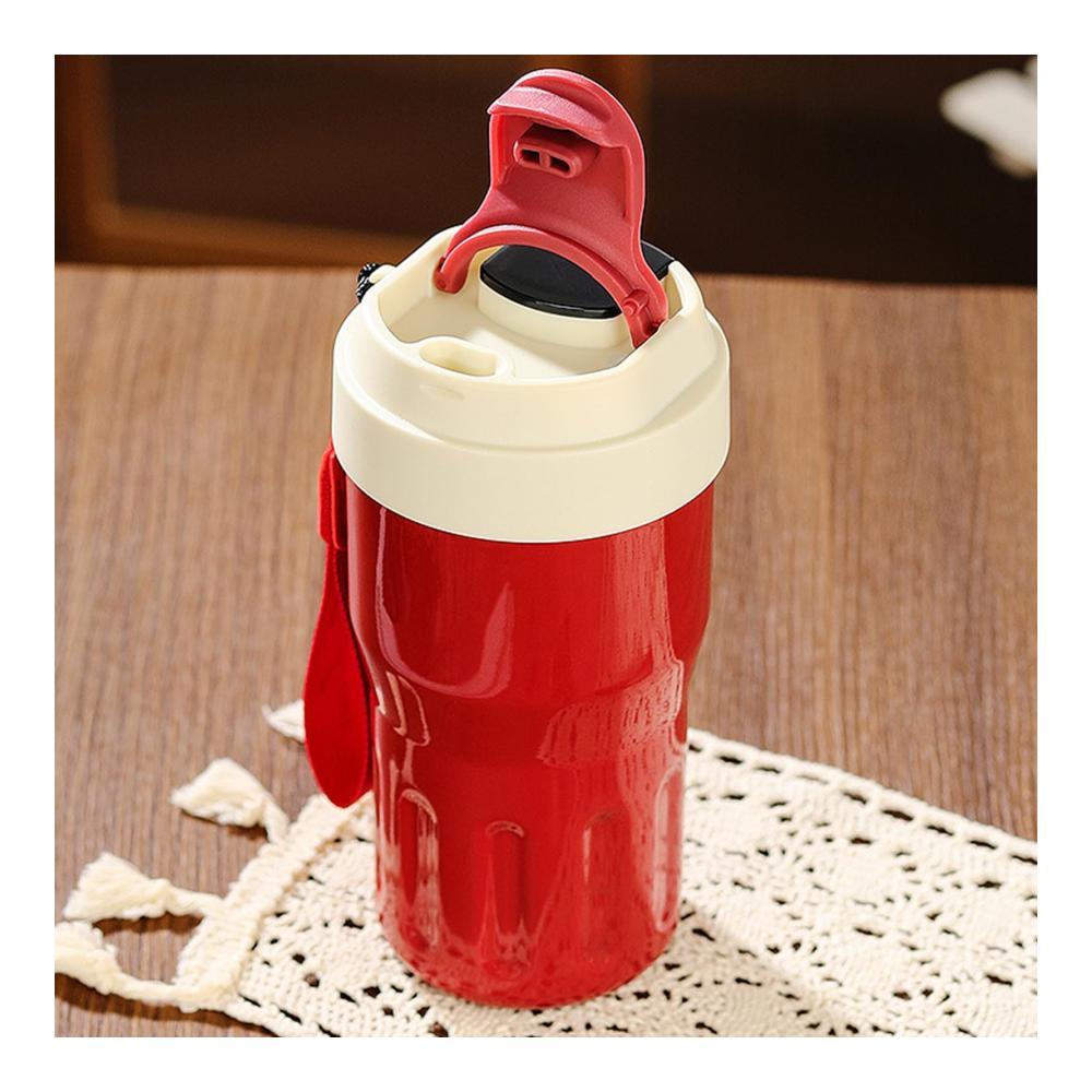 Intelligente Thermosflasche - 500 ml Digitalanzeige Isolierte Wasserflasche mit dichtem Verschluss für Reisen Zuhause Wandern Ausflug - Moderner Thermobecher Freizeitzubehör - Hält Getränke perfekt temperiert