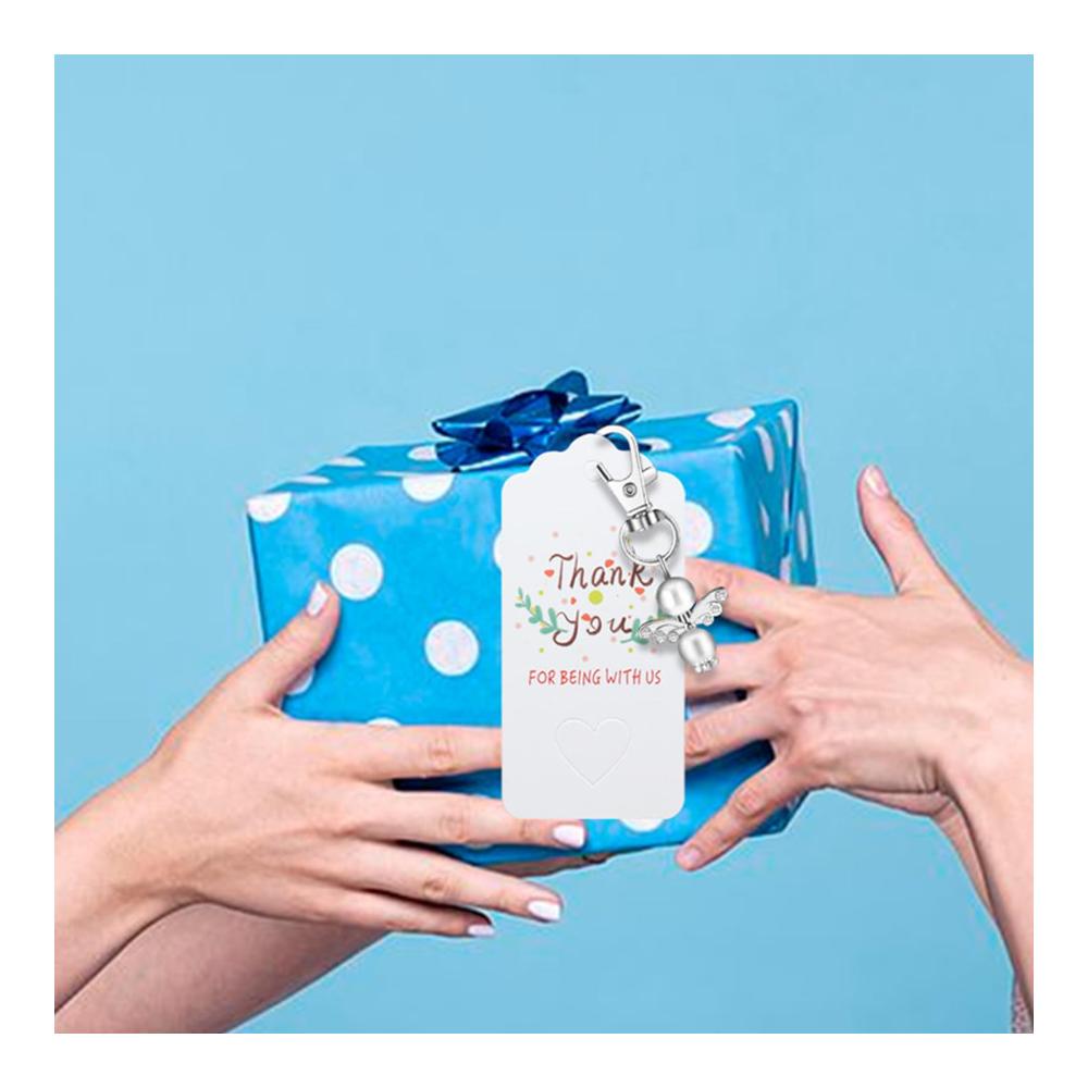 20er Set Schutzengel Schlüsselanhänger in Geschenktaschen – Perfekte Gastgeschenke für Hochzeit Taufe & Babyparty