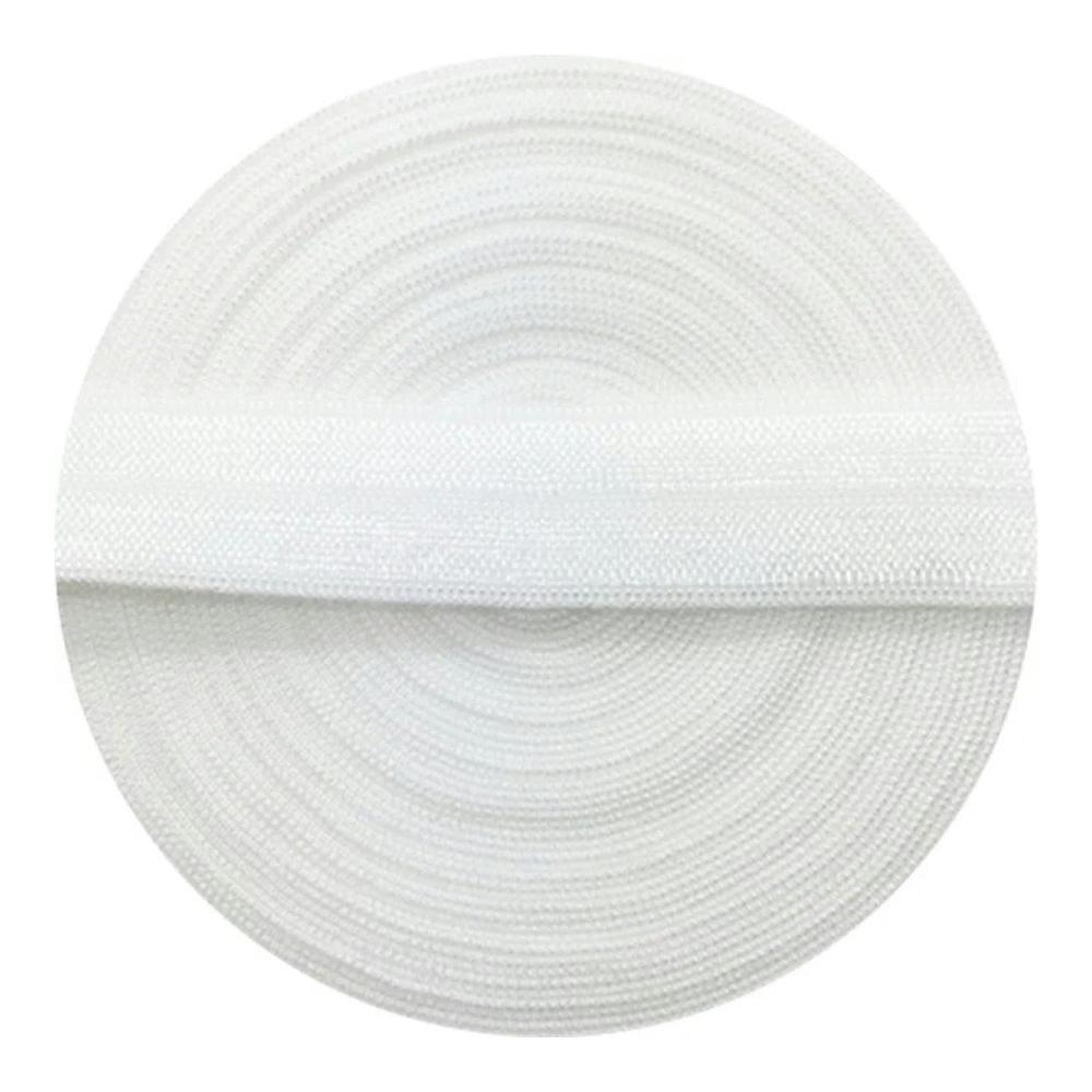 5 Yards elastisches Band - Hochwertiges umklappbares Spandex-Elastikband zum Nähen von Spitzenkanten | Für Bekleidungszubehör | Silber | 15 mm breit | 5 Yards/L