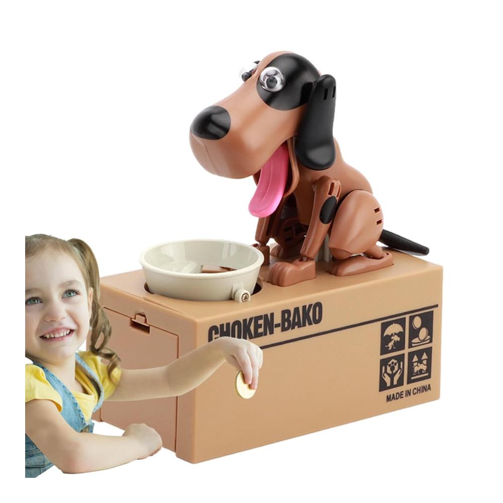 Interaktive Hund Sparbüchse | Lustige Münzsparbox für Kinder & Erwachsene | Dekoratives Wohnaccessoire und kreatives Spielzeug für Zuhause
