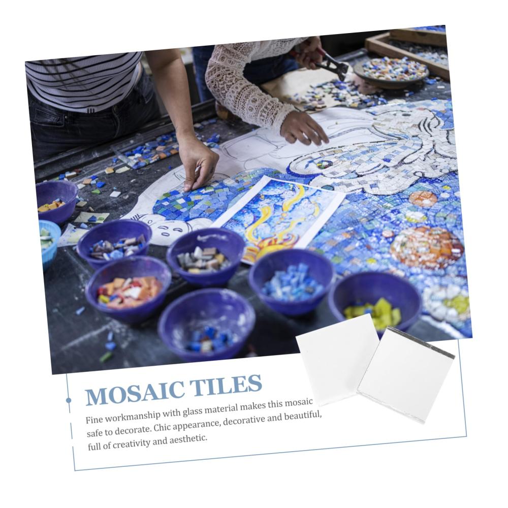 Entdecken Sie die Magie des Mosaiks! 300 Mosaik-Patch Spiegelmosaikfliesen-Set für kreative Bastelprojekte - Glasstücke Kristallmurmeln & mehr inklusive. Perfekt zum Basteln
