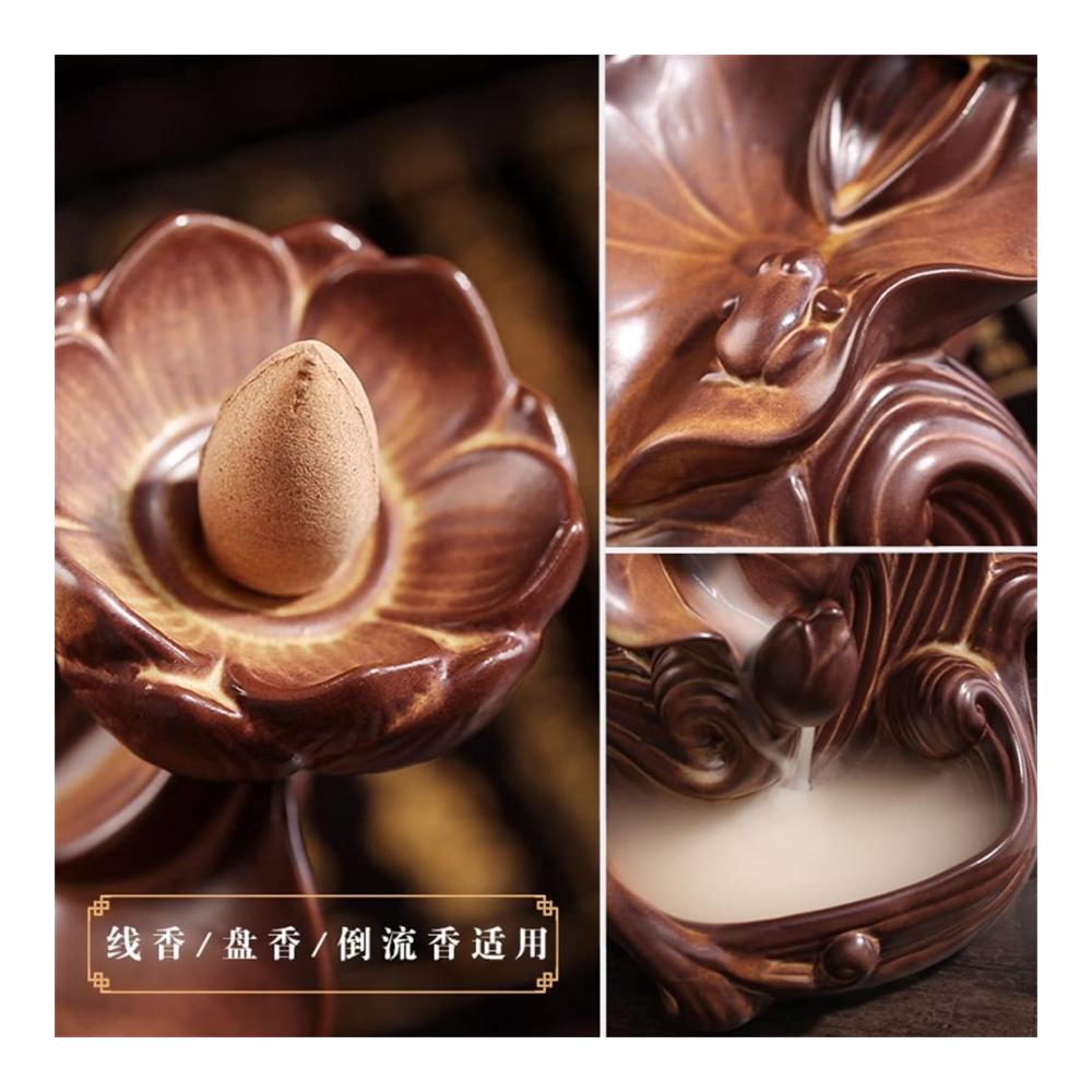Entdecken Sie Eleganz Teeservice mit Backflow Incense Burner Keramik Requisiten & Ornamenten - Perfekte Ergänzung für entspannte Teezeremonien - 18 *