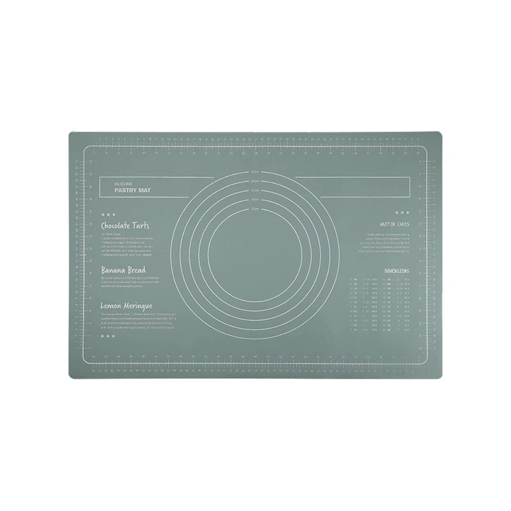 Silikon-Backmatte 24 x 16 Zoll - Extra dicke Antihaft-Blechmatte mit Messung - Backunterlagen in Lebensmittelqualität - Wiederverwendbare Teig-Rollmatte - Kochen und Backen