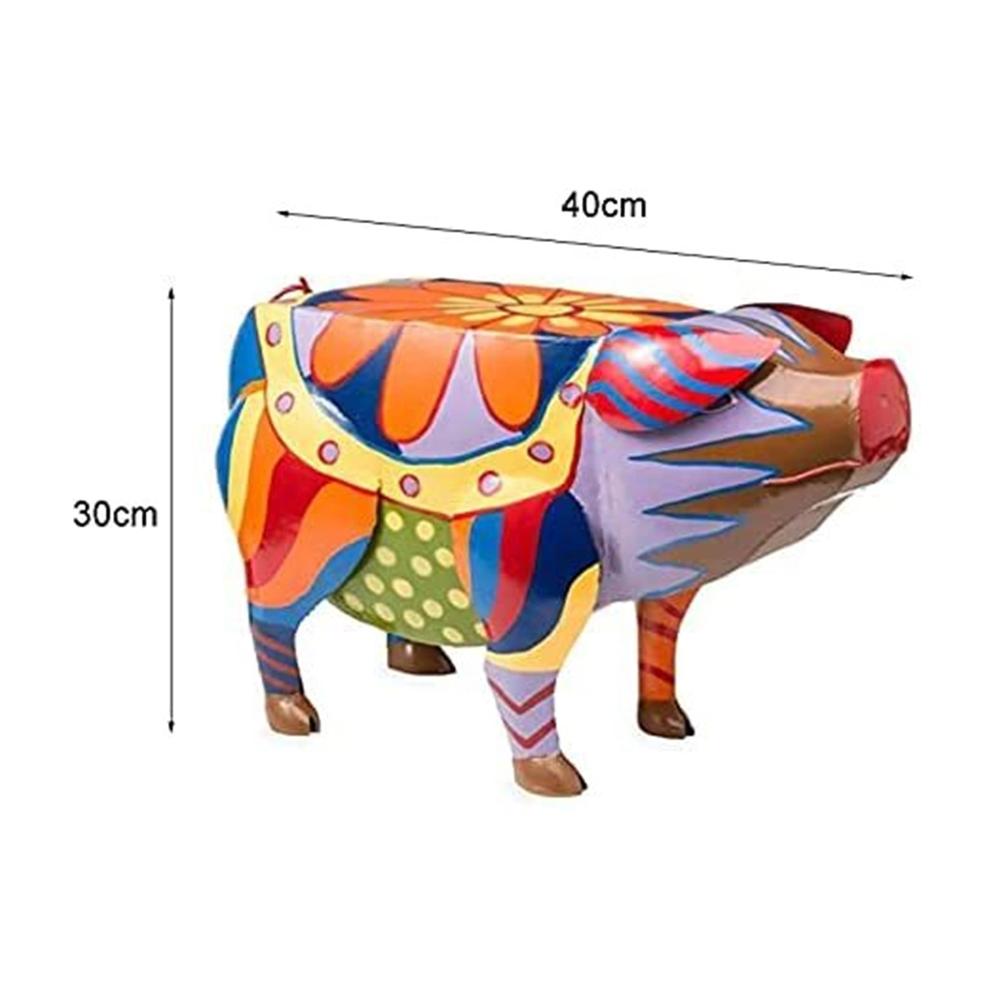 Bunte Tierfigur Spaßstatue | Kreative Skulpturen & Dekoration | Abstraktes Kunstornament | Kunstharzhalter für Wohnzimmer | Statuen & Tierdekore für Beistelltisch | Dekorative Kunstharzornamente
