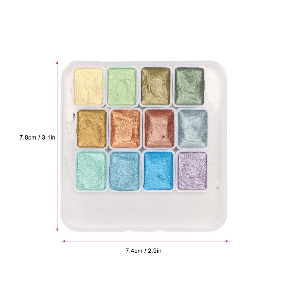 Entfalte deine Kreativität mit unserem Künstler-Aquarellfarben-Set! Umweltfreundlich glitzernd metallisch und solide. Mühelose Aufbewahrung tragbar und leicht. Perfekt für Kinder Erwachsene Anfänger und Künstler. Entdecke die Welt der Farben & Lacke
