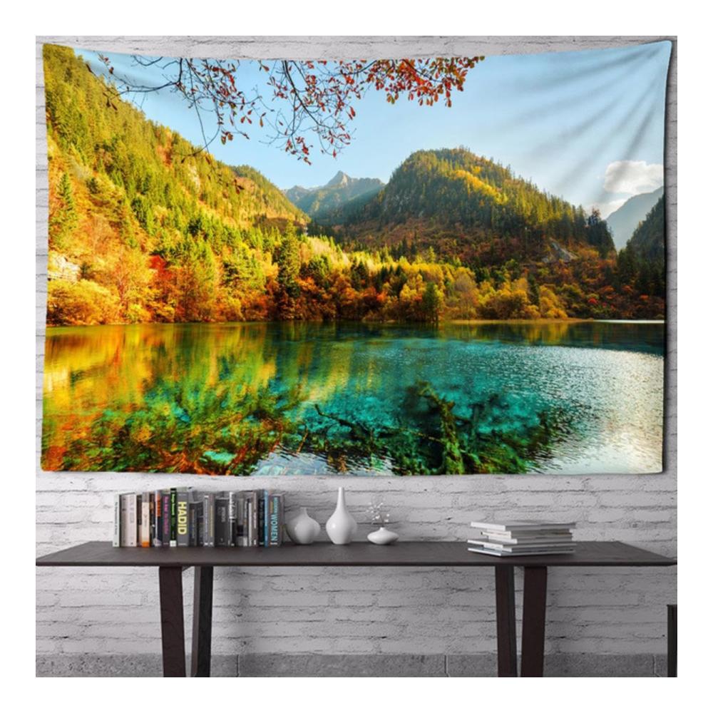 Verwandle dein Zuhause mit unserem exquisiten Wandteppich Naturlandschaft mit Waldpflanzen - XXL Wandbehang für stilvolle Heimdekoration - 62.200 x 150 cm - Zeitloses Design 2024! Ideal für eine harmonische Atmosphäre. Gönn dir Qualität und Stil