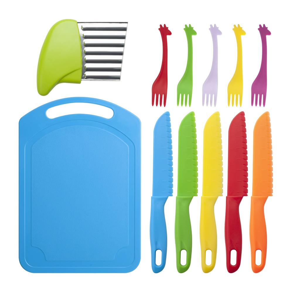 5 Colors With Board & Forks
