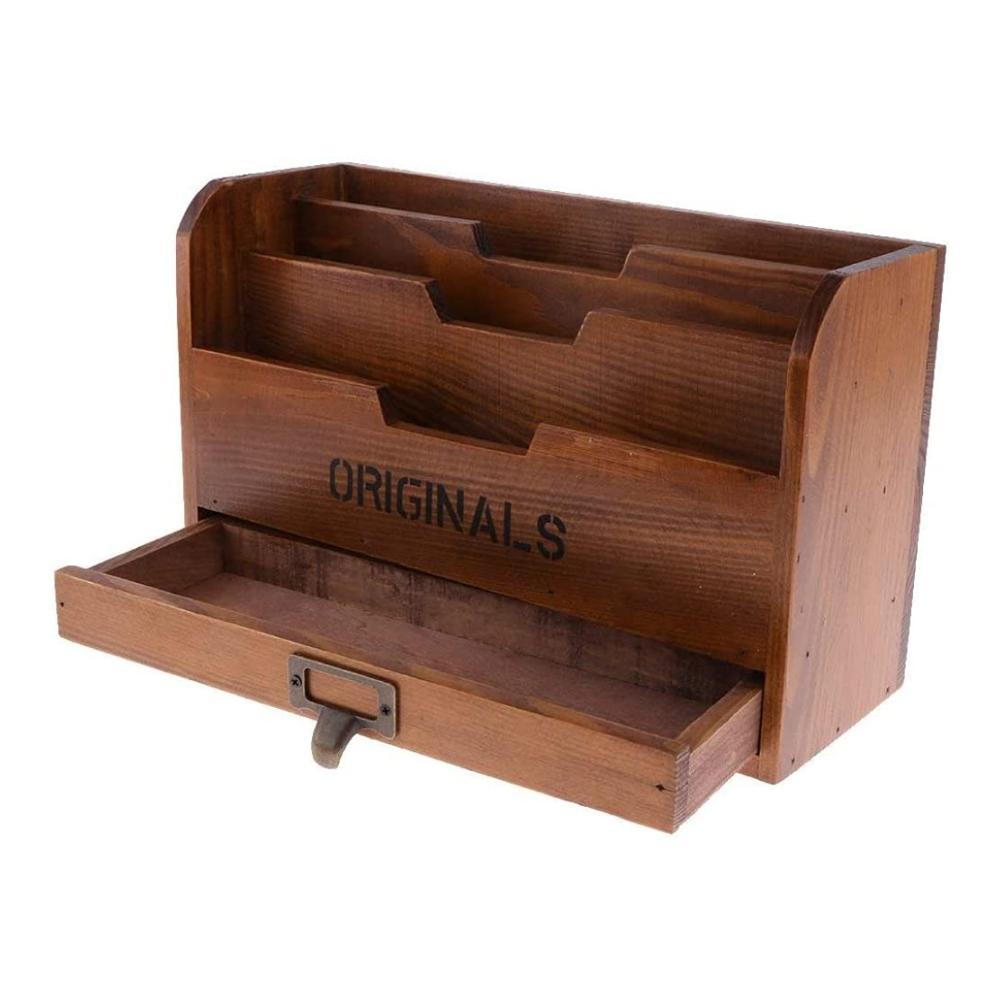 Hochwertige Vintage-Holz Buchstützen fürs Kinderzimmer | Dekorative Hängeboxen zur stilvollen Aufbewahrung von Büchern | Ideales Wanddekor für ein charmantes Ambiente | Praktisches Büroregal für Ordnung und Stil