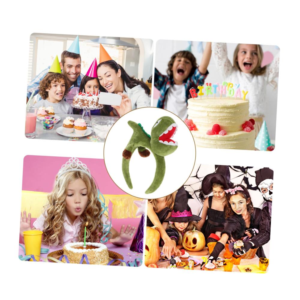 Entdecken Sie stilvolle Vielseitigkeit mit unserem Dinosaurier-Stirnband Haarbänder für Halloween schicke Kopfbedeckung für jeden Anlass! Perfekt für Make-up und mehr – Ihr praktisches Haarband mit tierischem Flair. Verleihen Sie Ihrem Look mit unserem Dinosaurier-Haarband einen einzigartigen Touch. Erobern Sie die Mode mit diesem trendigen Halloween-Haarreif. Ein Must-Have Ohr-Accessoire für alle Dinosaurierliebhaber