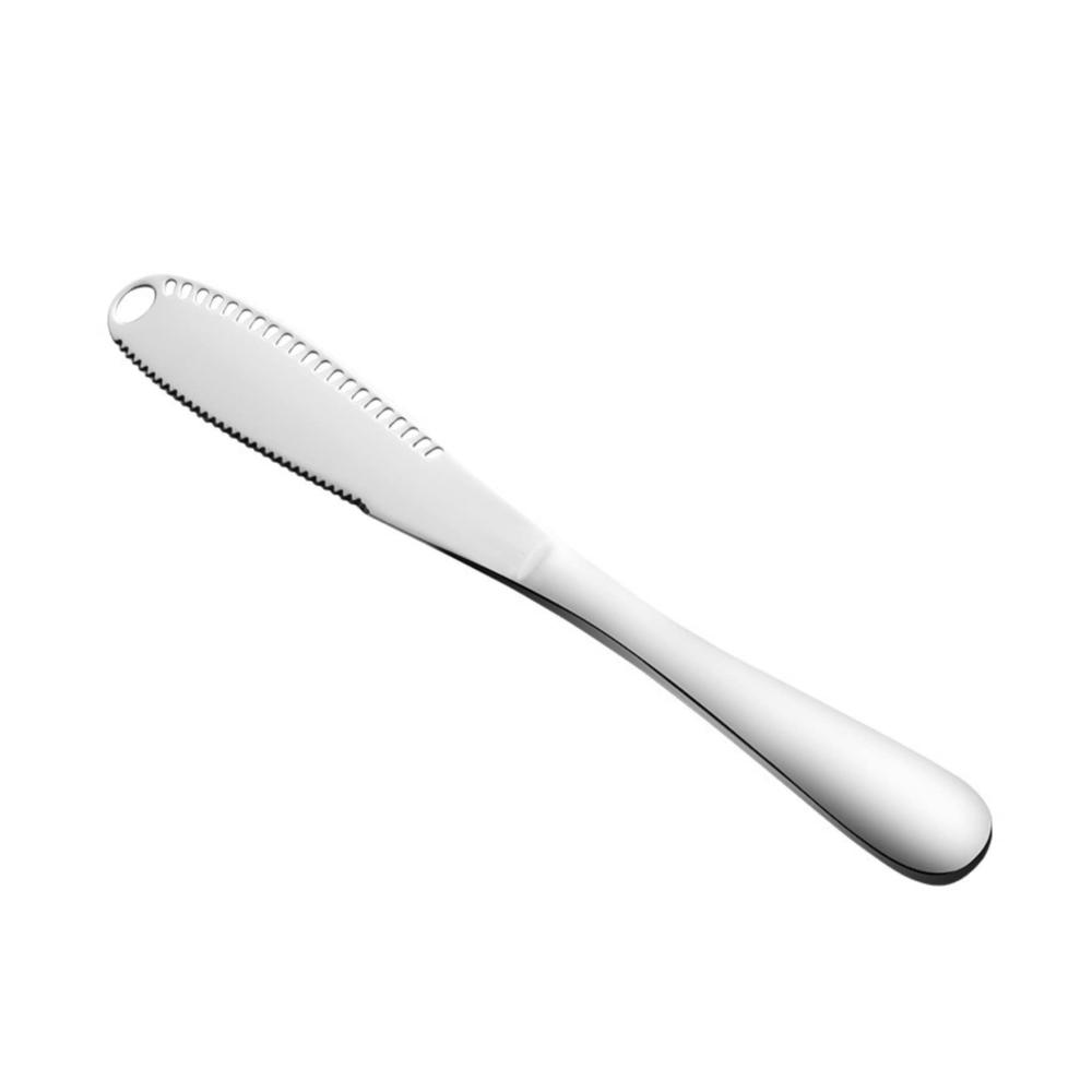 Entdecken Sie den Genuss - Premium Buttermesser Set für perfekte Frühstücksmomente! Edelstahl Käse- und Butterverteiler ideal für Sandwiches Kuchen und Brot. Der ultimative Marmeladenverteiler. 6-teiliges Set (C