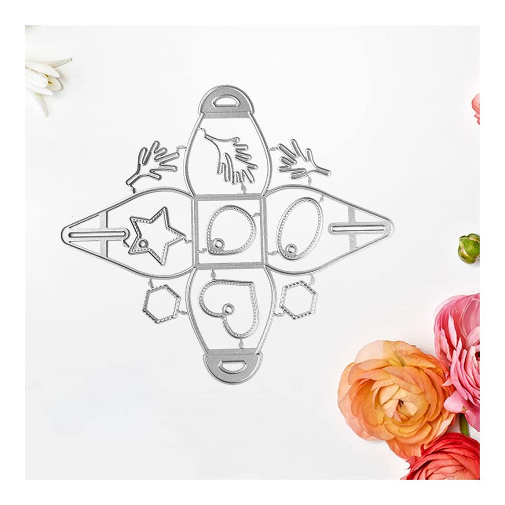 Kreative Vielfalt entfesseln! Premium Stanzer-Set für Boxen Karten & mehr. Stanzformen Schablonen & Prägung für Geburtstagsparty-Geschenke. Perfekte Lösung für DIY-Geschenkverpackungen & Kartenherstellung. Ein Must-Have für alle Bastelfreunde
