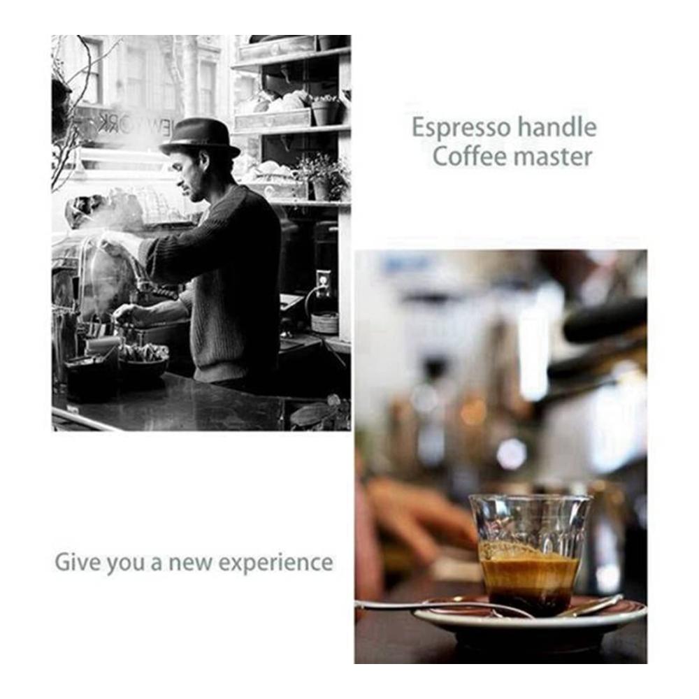 Mehrwegfilter für Espresso-Maschinen Eco310 Ecp35.31 EC680 - Hochwertiger 51MM Bodenloser Kaffee-Filterkorb - Nachhaltiges Kaffeezubehör Typ-A für aromatischen Genuss und Umweltbewusst