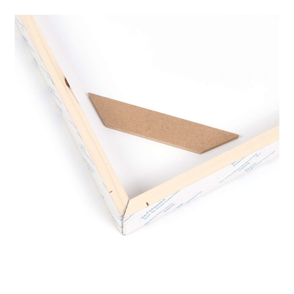 Hochwertiges Zubehör Holzrahmen Leinwand Keilrahmen Set für DIY Kunstwerke - Ideal für Leinwandmalerei Diamantzeichnung und mehr - Rahmen Kit inklusive (40 x 50 cm