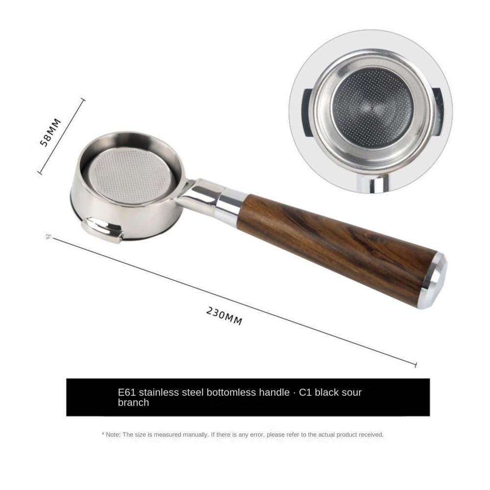 Entfesseln Sie den Geschmack 58mm Tamper aus Edelstahl für E61 Siebträger – Perfekter Espresso mit Stil B Holzgriff – Hochwertiges Zubehör für Kaffeegenießer