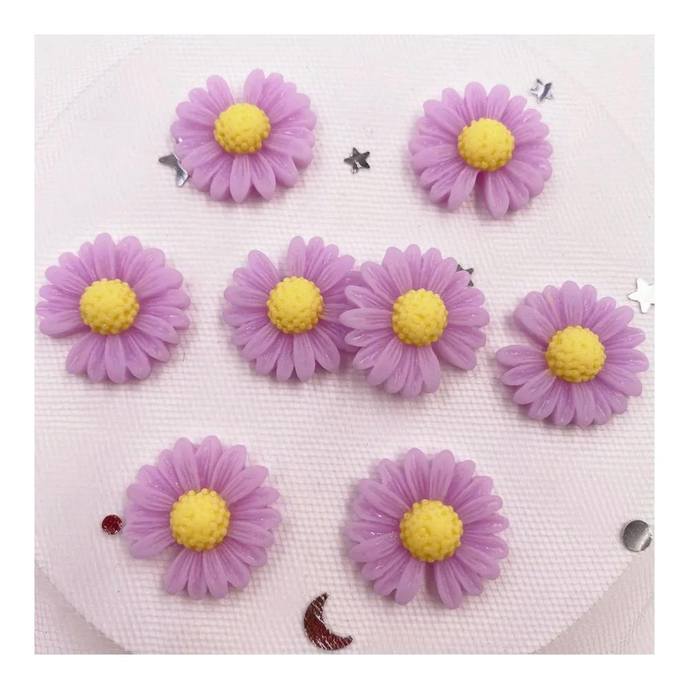 DIY Scrapbook Traum 20 Knöpfe mit Gänseblümchen-Design für einzigartige Handwerkskreationen – Dekorieren Sie Ihre Projekte mit diesen charmanten Cabochon-Steinen