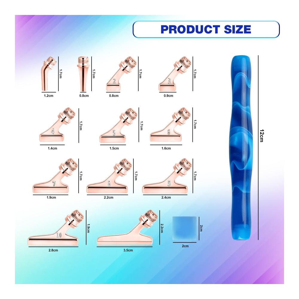 Entdecken Sie Kreativität Hochwertiges Werkzeuge & Zubehör Set für 5D Diamond Painting – papasgix Diamantmalerei Stifte & Metallzubehör mit 45° Ersatzköpfen für präzises Arbeiten & brillante Ergebnisse