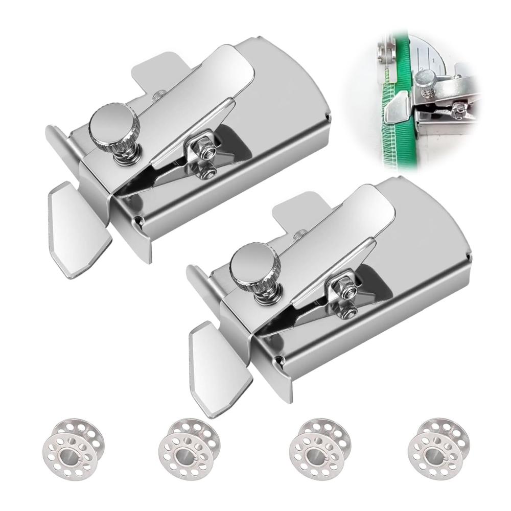 Premium Magnetische Nahtführung für Nähmaschine – 2er Set Magnetischer Nahtführer für Präzisionsnähen | Universelle Nähmaschinenaufsätze für Perfekte Nähte | Multifunktionales Zubehör für Profis & An