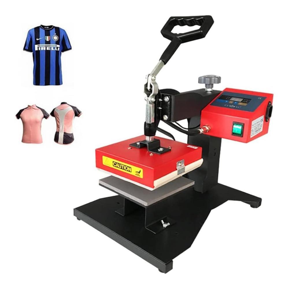 Hochwertige 5 9X5 9 Druckpresse | Sublimationshitze | T-Shirt-Druckmaschine | Tisch-Wegschwenk-Transferpresse für T-Shirts Kissenbezüge Stoffe Keramik Metalle | Perfekt für Heim und Gewerbe