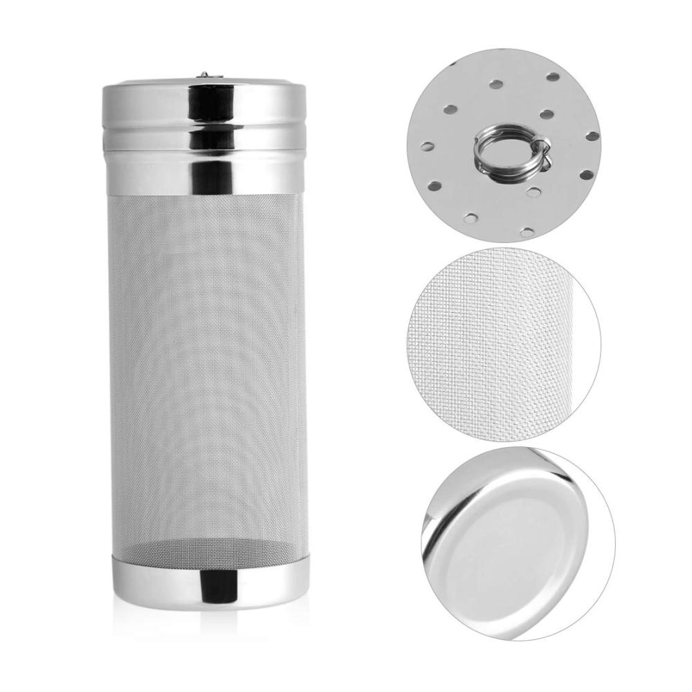 Premium Weinbereitung Filter Set Edelstahl Trichter 300 Mesh Sieb & Hopfenfilter für Bier und Tee - Brauen Sie perfekte Getränke zu Hause