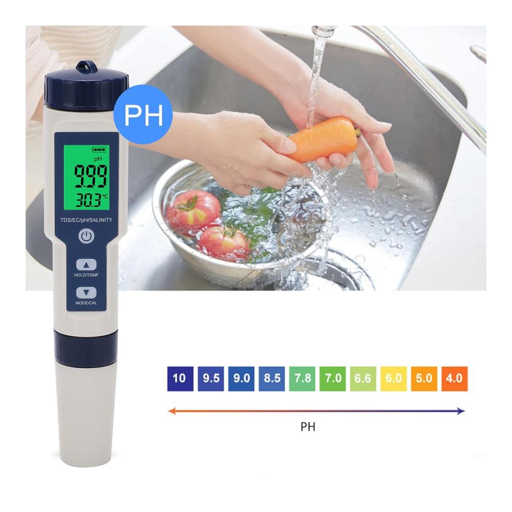 Entdecke die Vielseitigkeit Marker & Filzstifte mit EZ‑9909SP 5-in-1 Wasserqualitätsprüfstift! Analysiere PH TDS EC Salzgehalt & Temperatur mühelos. Wasserdicht staubdicht & automatische Erkennung für präzise Ergebnisse