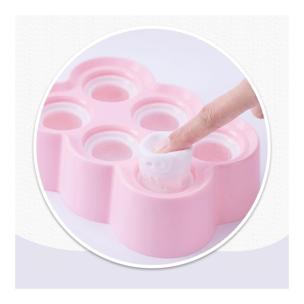 Erstellen Sie mit unserer DIY Silikon Eisform Mini-Eis am Stiel ganz einfach Ihre Lieblingsleckereien! Wiederverwendbar BPA-frei für gesunde Leck