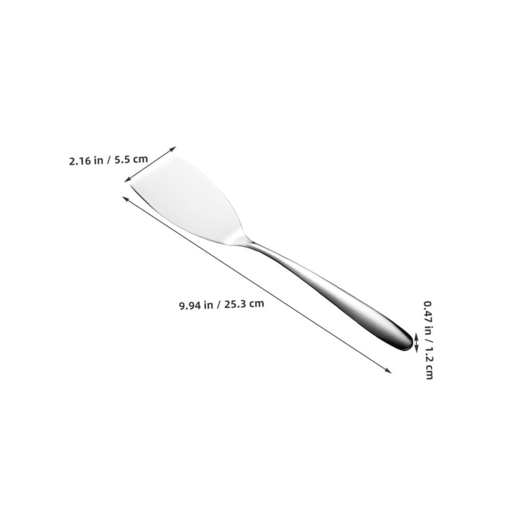 Entdecken Sie die Vielseitigkeit mit unserem Edelstahl-Spachtel-Set für die Küche - Perfekt für Pizzen Steaks und mehr! Schneiden Heben und Servieren mit Leichtigkeit