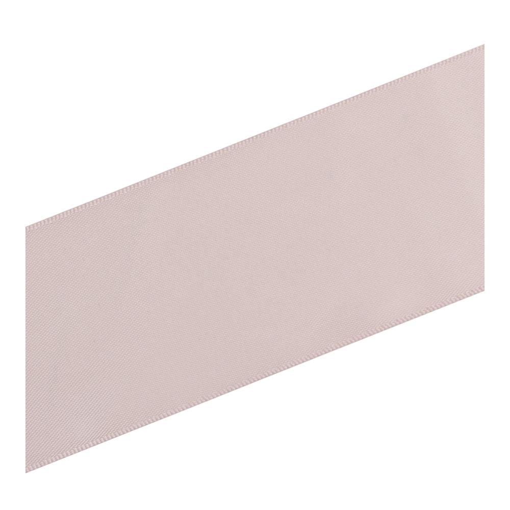 Doppelseitiges Satinband 50mm x 9m - Elegantes Geschenkband und Dekoration - Schimmernde Bänder Borten & Ornamente in 813 Champagnerfarbe