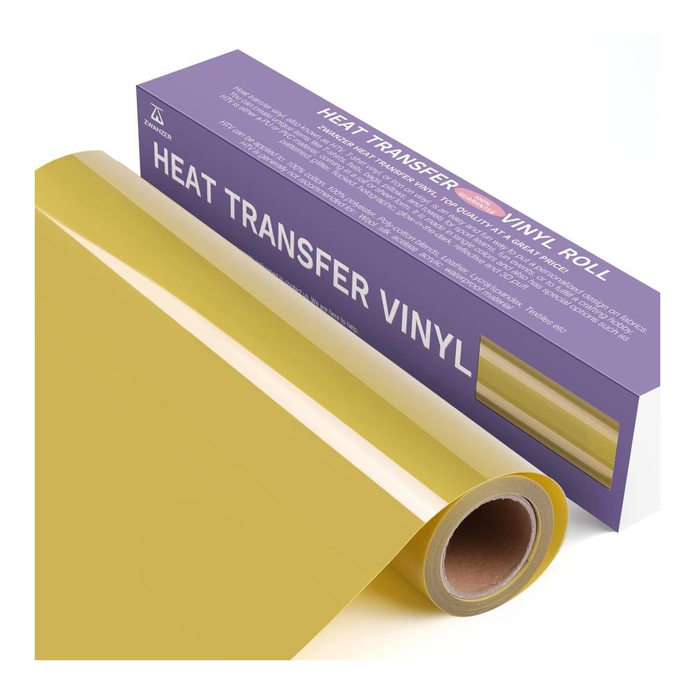 Entdecken Sie mit der Zwanzer Plotterfolie Textil Gold kreative Möglichkeiten! Hochwertige Vinylfolie für Cricut und Silhouette Cameo. Perfekt für DIY-T-Shirts und Stoff