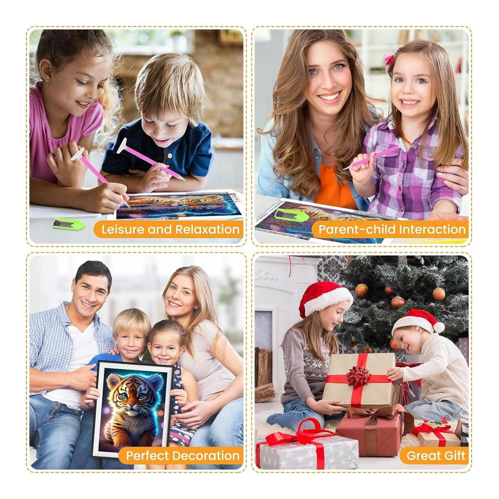 Kreatives Malset DIY 5D Diamant Malerei Kit - Charmantes Motiv Hund auf Motorrad - Ideal für Wohnzimmer Schlafzimmer & Büro - Perfekte Wanddekoration - Spaß für Erwachsene & Kinder - 40x50cm