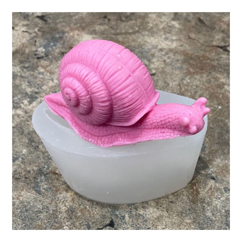 Entdecken Sie die Vielfalt Silikon Gießformen für Kerzen Wachs Gips & Harz - 3D Schneckenform handgefertigte Bastelformen für Heimdekoration Küche & Backen - Perfekte Kuchen- & Mousse-Form