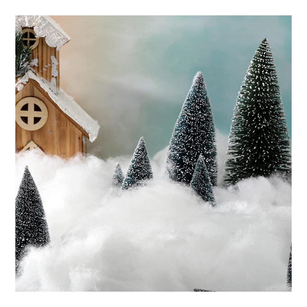 Premium Kunstschnee für Weihnachtsdekoration | Feuerfester Fake Schnee für Baum und Landschaft | Realistischer Winterzauber für Ihre Festlichkeiten