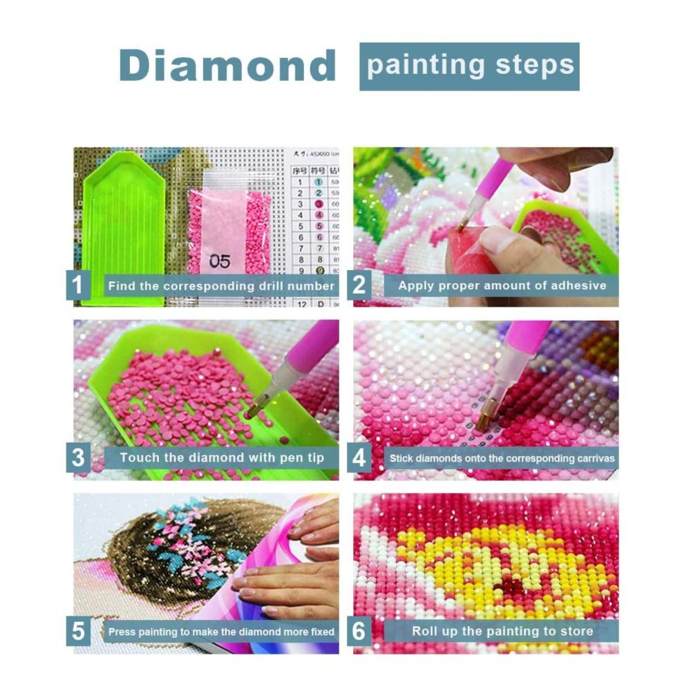 Diamond Painting Set Mo Dao Zu Shi Cartoon-Figuren - Komplettes Bastelset für Kinder und Erwachsene - Wanddekor mit Diamantbildern - Ideal für Zuhause oder als Geschenk