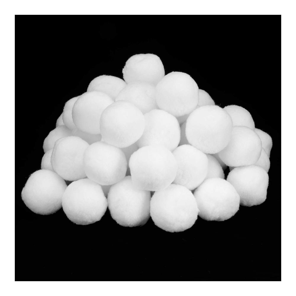 Premium Kunstschnee 50 weiße Schneebälle 7 cm groß - Perfekt für Weihnachtsdeko & Schneeballschlachten drinnen & draußen - Winterzauber für Ihr Zuhause