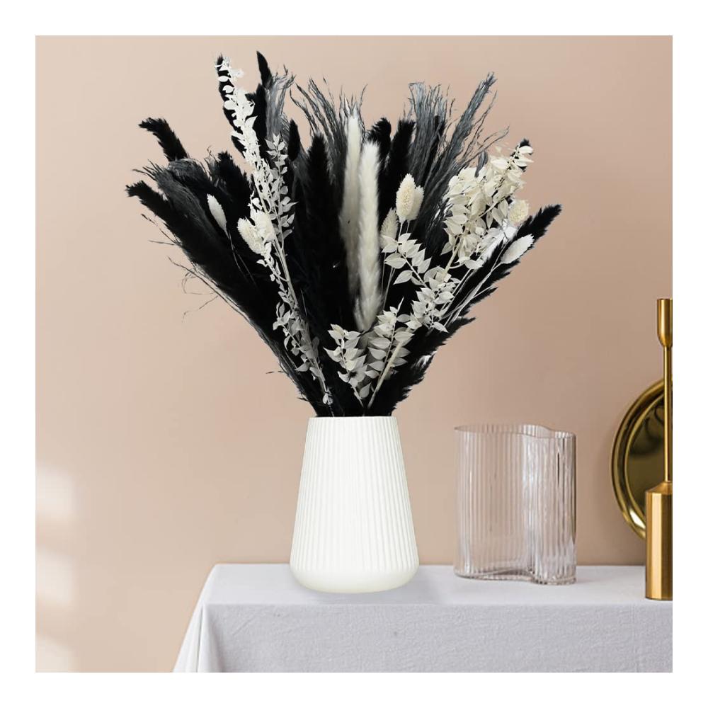 Erfrische dein Zuhause mit 83 Getrockneten Pflanzen Natürlicher Pampasgras-Dekostrauß für ein Boho-Ambiente im Wohnzimmer Schlafzimmer Gartenhaus & Hochzeit