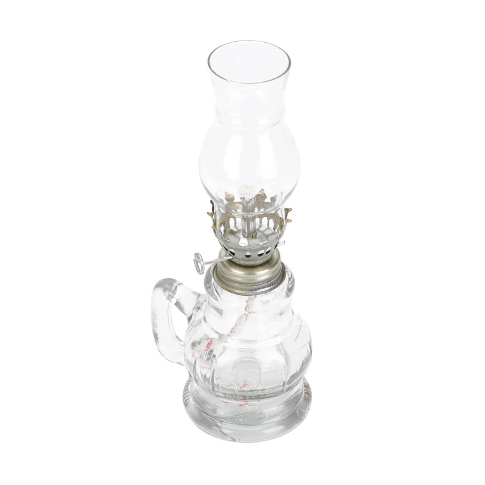 Entdecken Sie den Charme der Vergangenheit mit unserer Vintage Öllampe Antike Glaslaterne im Retro-Stil - Tragbare Petroleumlampe für Haus und Notfälle. Authentischer Vintage-Flair für besondere Momente