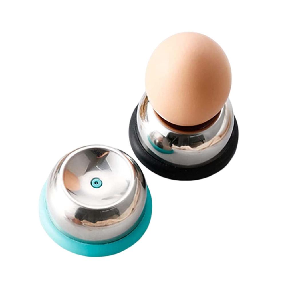 Professioneller Eierschneider und Piercer Set - Eierlochstempel für perfekte Präsentation - Edelstahl Eier-Piercer-Nadel für müheloses Durchdringen - Machen Sie das Öffnen von hart gekochten Eiern zum Kinderspiel! Ideal für