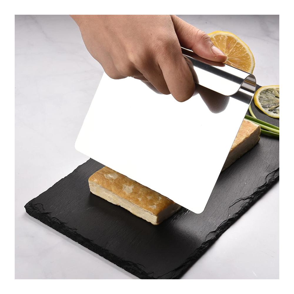 Entfesseln Sie Ihre Kochkreativität mit MaYuLa Edelstahl Spachtel - Vielseitiger Teigschneider Gemüseschaufel & Küchenhelfer für perfektes Backen & Kochen - Ideal für Obst Gemüse Brot & mehr