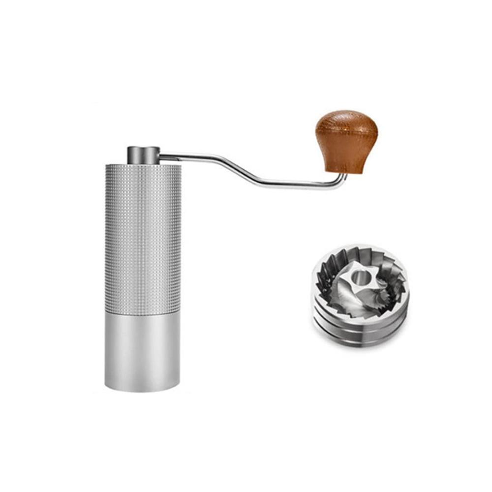 Kaffeegenuss pur Hand-Kaffeemühle mit verstellbarem Stahlkern für feinste Aromen | Tragbares Hand-Espresso-Mühlenwerkzeug für die Küche