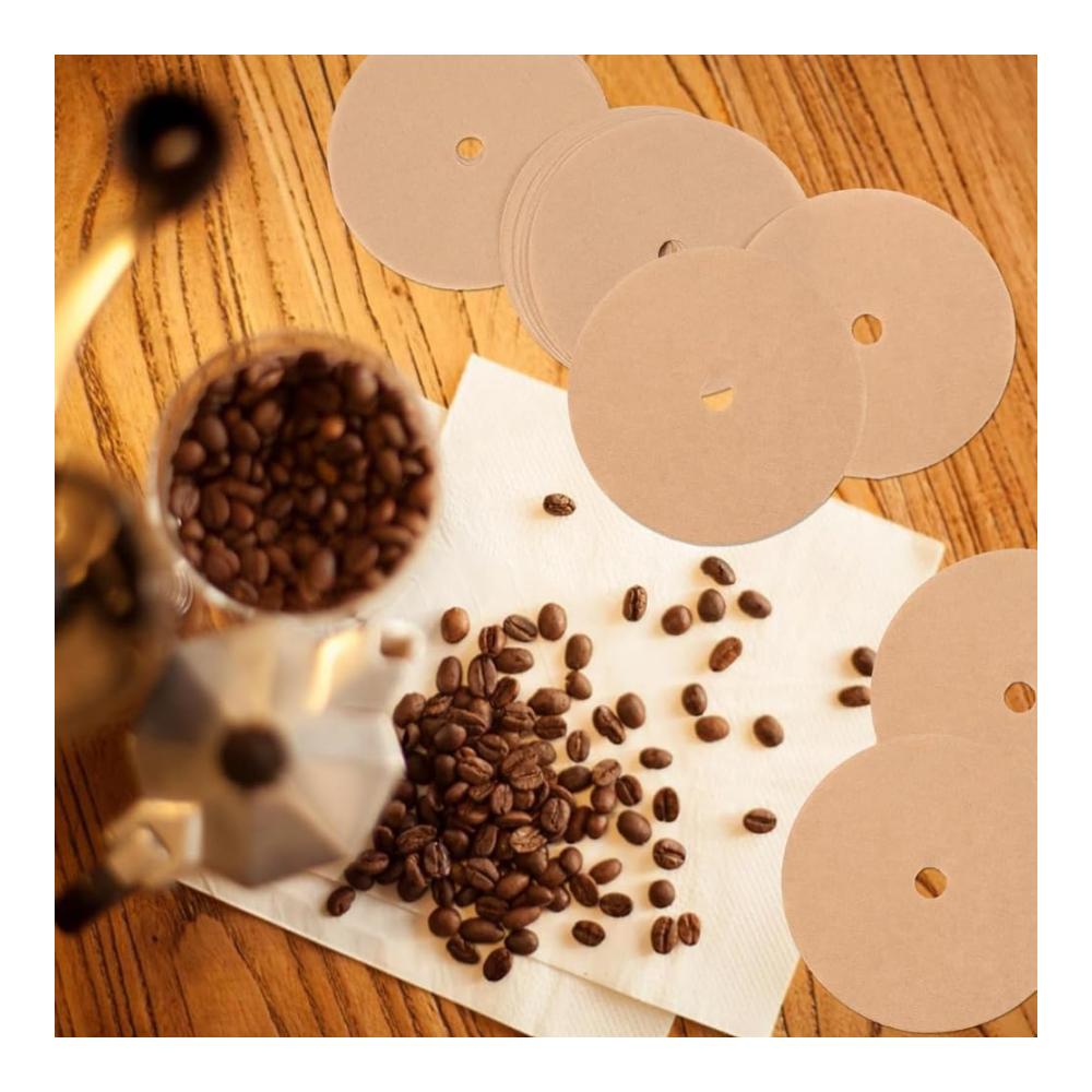 Entdecken Sie den Genuss mit Leichtigkeit! 400 Stück ungebleichte Einwegfilter für Perkolator-Kaffee 95 cm Durchmesser. Scheiben-Kaffeefilter in holzfarbener Optik - langlebig einfach zu installieren und zu bedienen. Perfekt filtrierter Kaffeegenuss wartet auf Sie