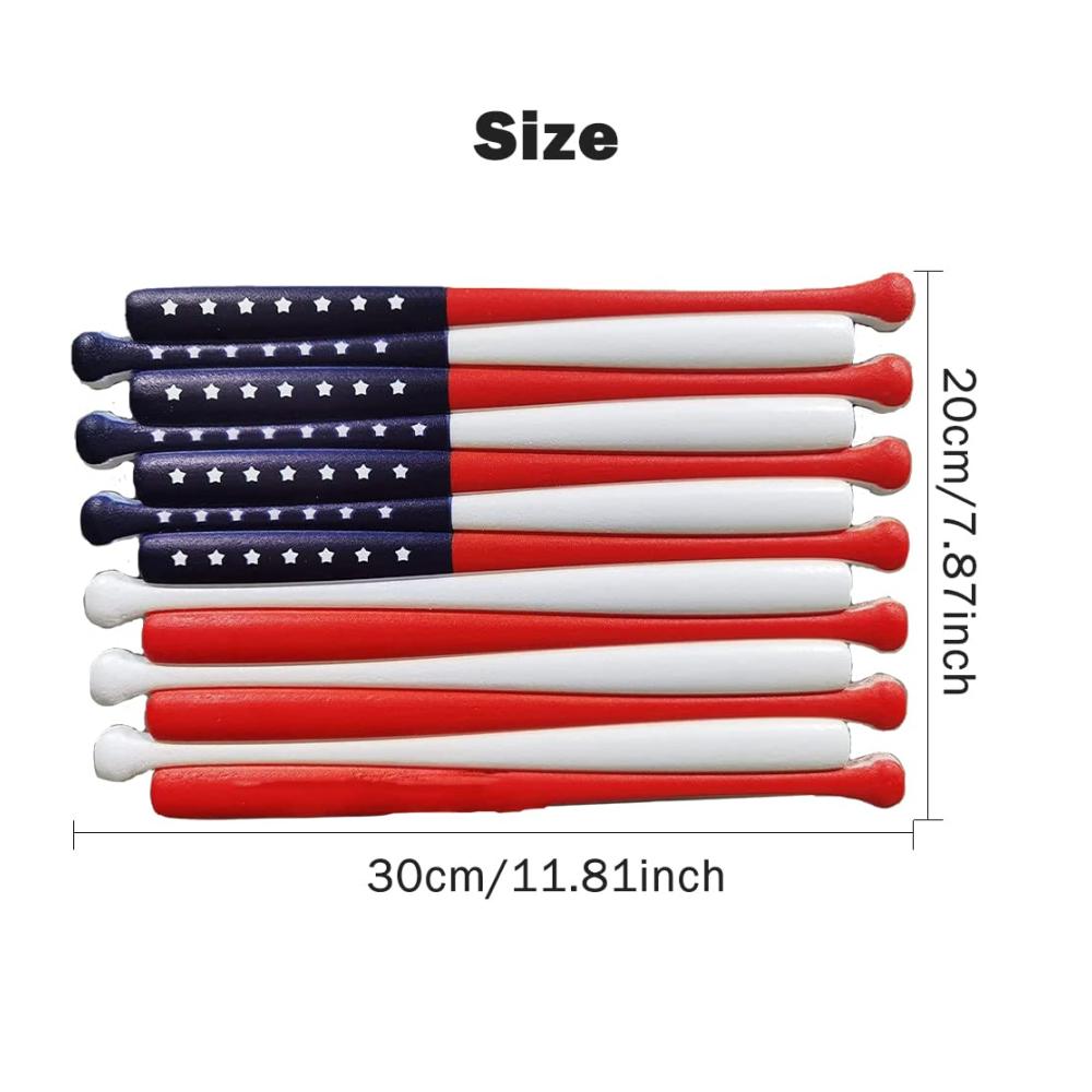 Blattgold Acrylskulptur-Bastelset Amerikanische Flagge & Wandkunst für Unabhängigkeitstag! Perfekte Heimdekoration & Wohnzimmer-Türanhänger. Gönnen Sie sich luxuriöse Base