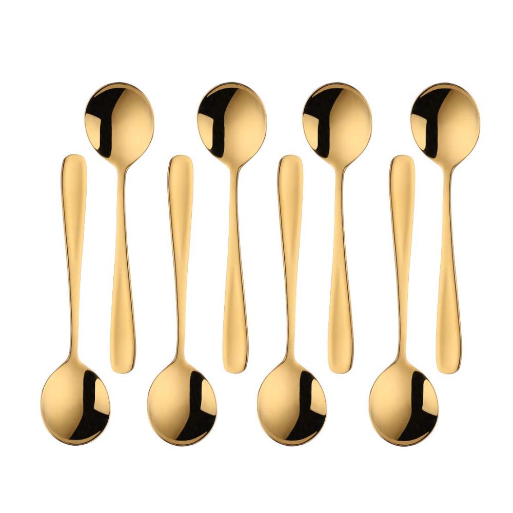 Premium Edelstahl Suppenlöffel Set – 8-teilige Esslöffel für Suppen Müsli & mehr – Rostfrei & elegant – Ideal für den täglichen Gebrauch – Langlebige Tafellöffel